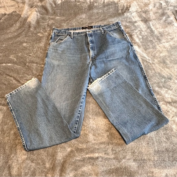 Wrangler Other - Wrangler Jeans Mens 42x36 Blue Cowboy Cut Denim George Strait Western 31MGSHD